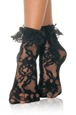 Leg Avenue pitsiset röyhelö nilkkasukat