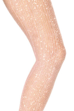 Alternative view of Leg Avenue Crocheted Lurex sukkahousut