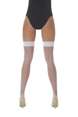 Alternative view of Bas Bleu Gloria 20 den verkko stay up -sukat saumalla