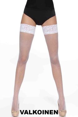 Alternative view of Bas Bleu Lucrezia 20 den verkko stay up -sukat