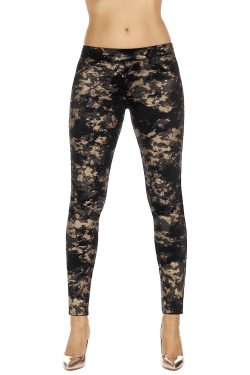 Alternative view of Bas Bleu Polly kuvioidut leggingsit