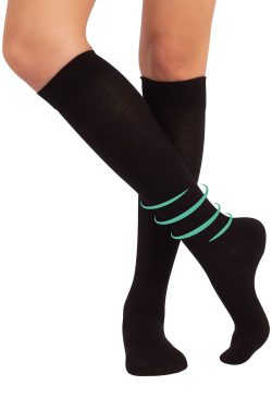 Calzitaly unisex puuvillaiset kompressio polvisukat (tukisukat)