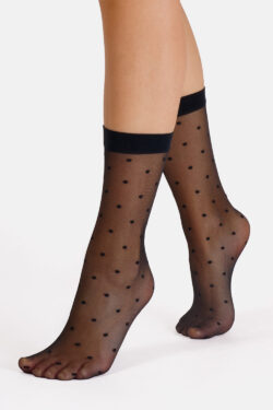 Alternative view of Cette Eclipse pilkkukuvioidut nilkkasukat