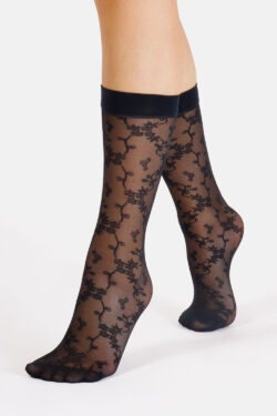 Alternative view of Cette Mimosa kuvioidut nilkkasukat