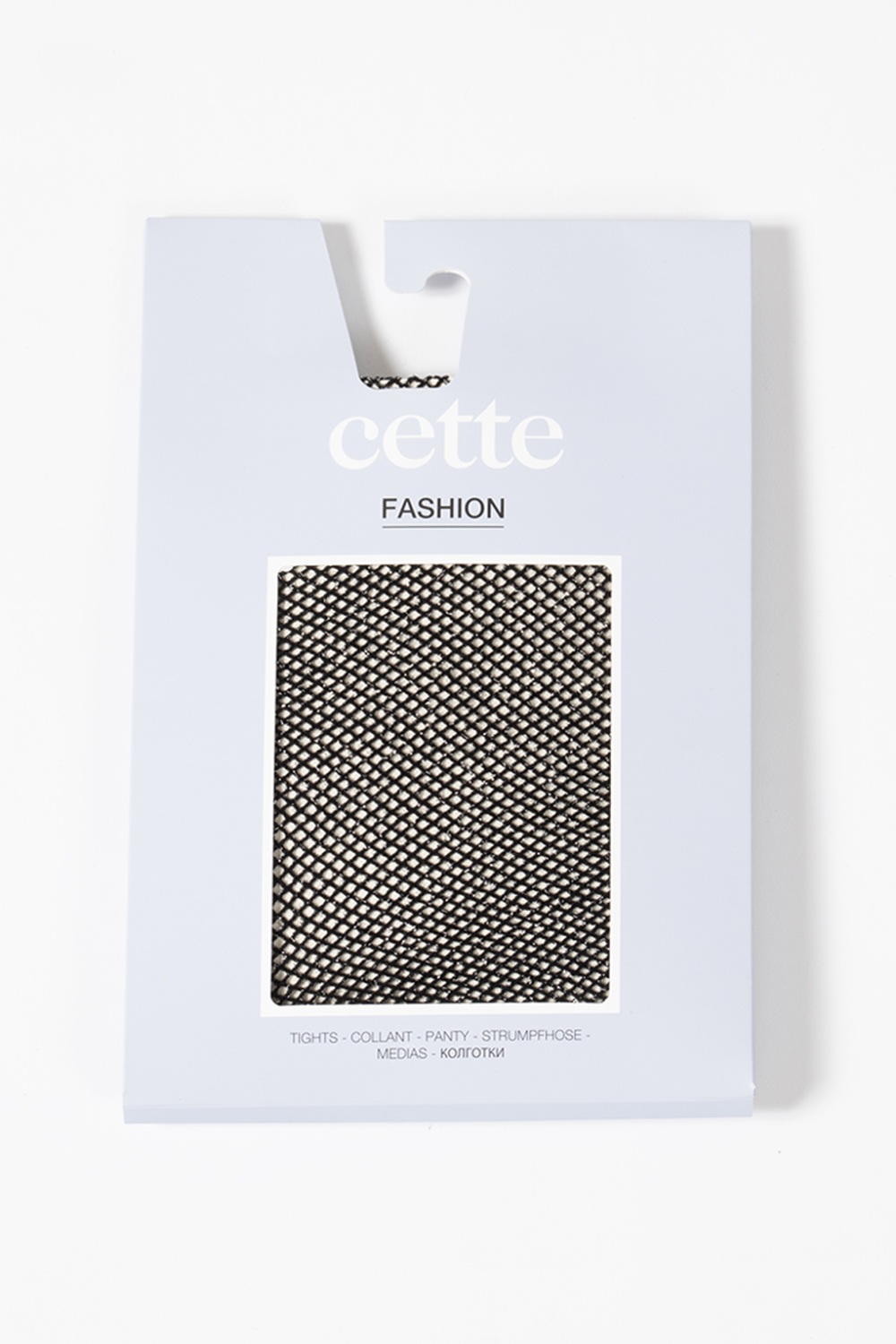 Cette Naos kimaltelevat saumattomat verkkosukkahousut, paketti