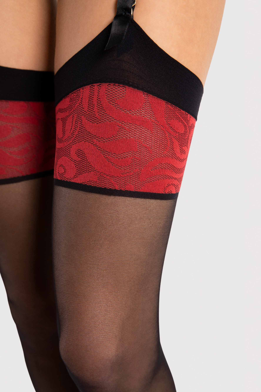 Fiore Scarlett 20 den sukkanauhasukat saumalla - Image 2